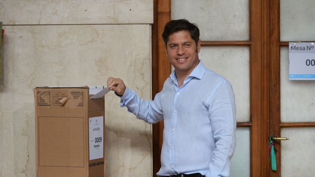 axel kicillof voto en la plata: el sufragio es un gesto de solidaridad