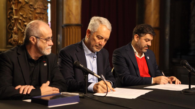 la plata firmo un convenio con la provincia para avanzar con el nuevo cout