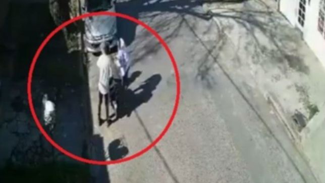 video: amenazaron a un repartidor de la plata con un cuchillo y escaparon con su moto