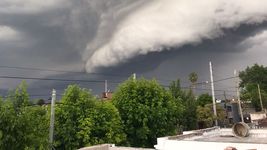 defensa civil elevo a naranja el alerta por tormentas en la plata