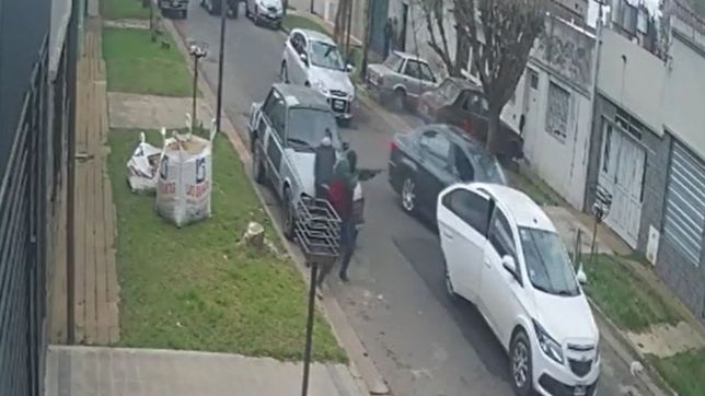 video: asi fue la balacera durante un robo que termino con tres heridos en tolosa