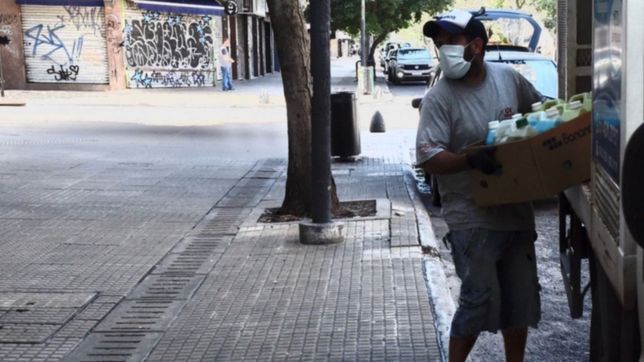 asi es el protocolo de entrega segura a domicilio que planean usar en la plata por la cuarentena administrada