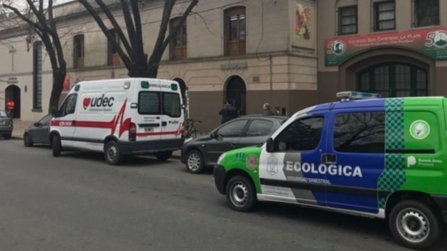 alumnos y docentes del san cayetano debieron ser asistidos por una bomba de cloro