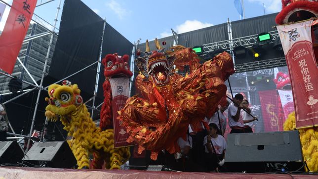 dragones, kung fu, cosplay y mas: asi fue el primer dia de los festejos por el ano nuevo chino en la plata