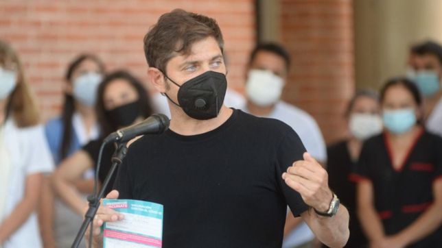 kicillof recibio la segunda dosis de la vacuna contra el covid: vamos por buen camino