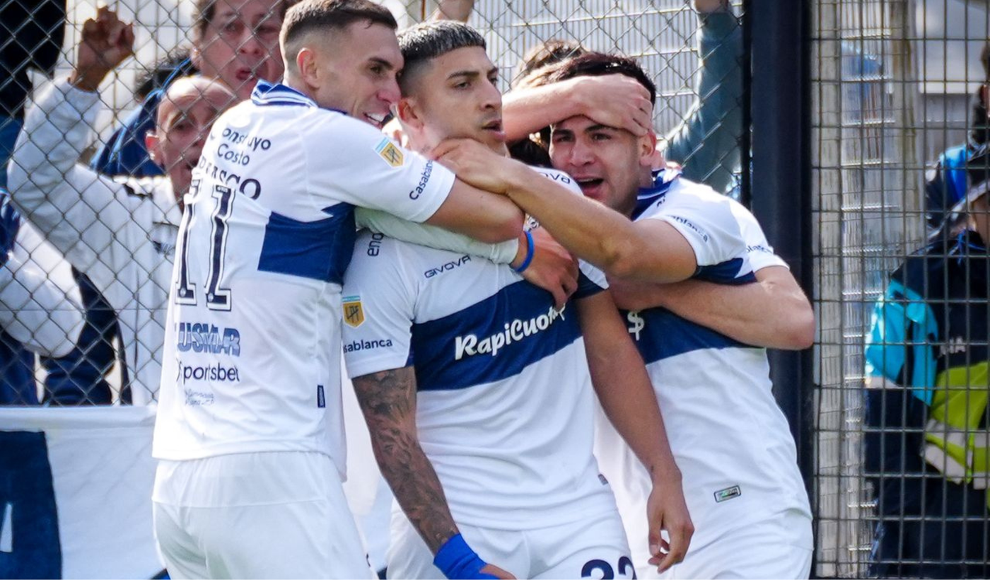 Gimnasia Lanús festejo Torres gol