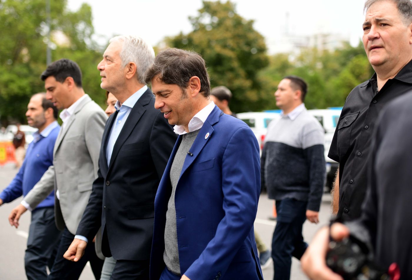 El intendente Julio Alak y el gobernador Axel Kicillof participaron del acto de inauguración del Plan Integral de Seguridad Municipal