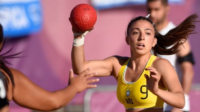 carolina ponce y las kamikazes consiguieron una nueva medalla dorada en beach handball