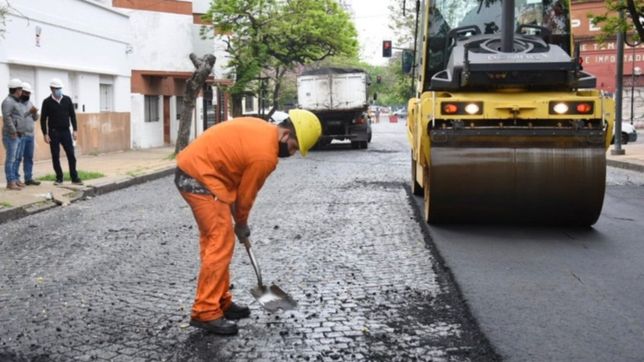 dejan sin efecto la cautelar y la comuna podria volver a asfaltar calles con adoquines