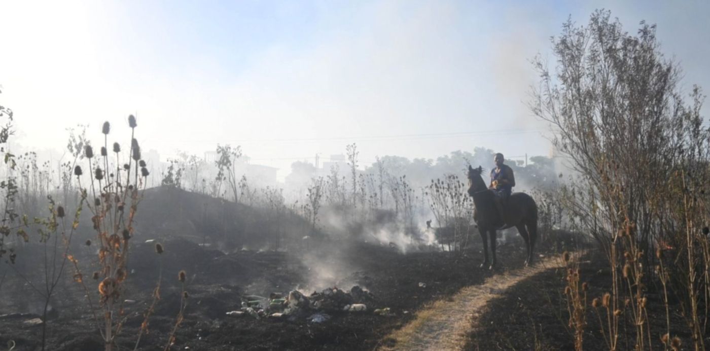 incendio cantera 25 y 520 el día después en alta