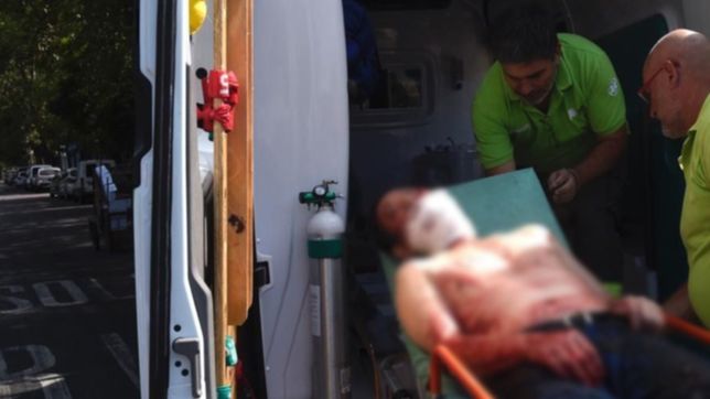 video: asi le cortaron el cuello a un comerciante chino en un brutal asalto en la plata