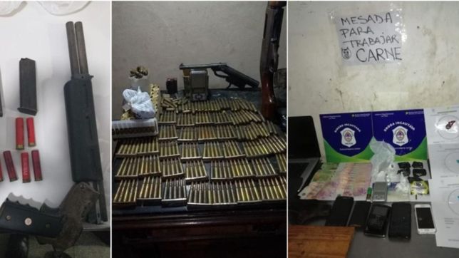 autos de lujo, armas y 4 kilos de droga secuestrada en el operativo carne blanca de la plata