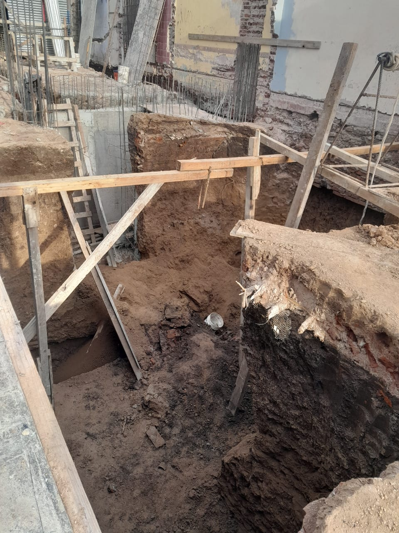 La obra en construcción que se desmoronó La obra en construcción que se desmoronó