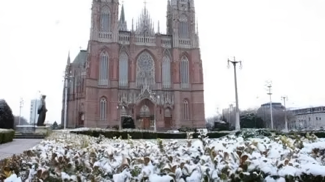 anticipan una semana helada y con caida de nieve en lugares infrecuentes