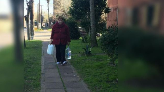 en una zona de barrio aeropuerto estan sin agua hace casi dos semanas: es inhumano
