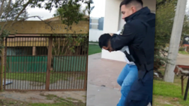 detuvieron a un ladron que tenia a maltraer a un barrio privado de la plata
