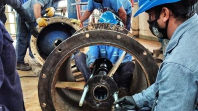 absa encara trabajos en tolosa pero adelanta que no faltaria agua en la plata