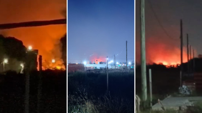 un incendio en un basural de altos de san lorenzo genero tension y alarma entre los vecinos