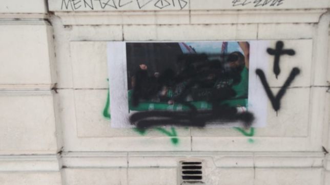 grupos pro vida pintaron una muestra organizada por estudiantes del normal 1