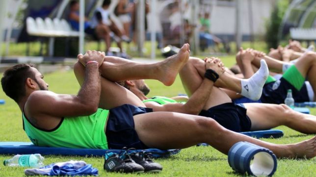 gimnasia entrena y troglio analiza posibles variantes para recibir a racing