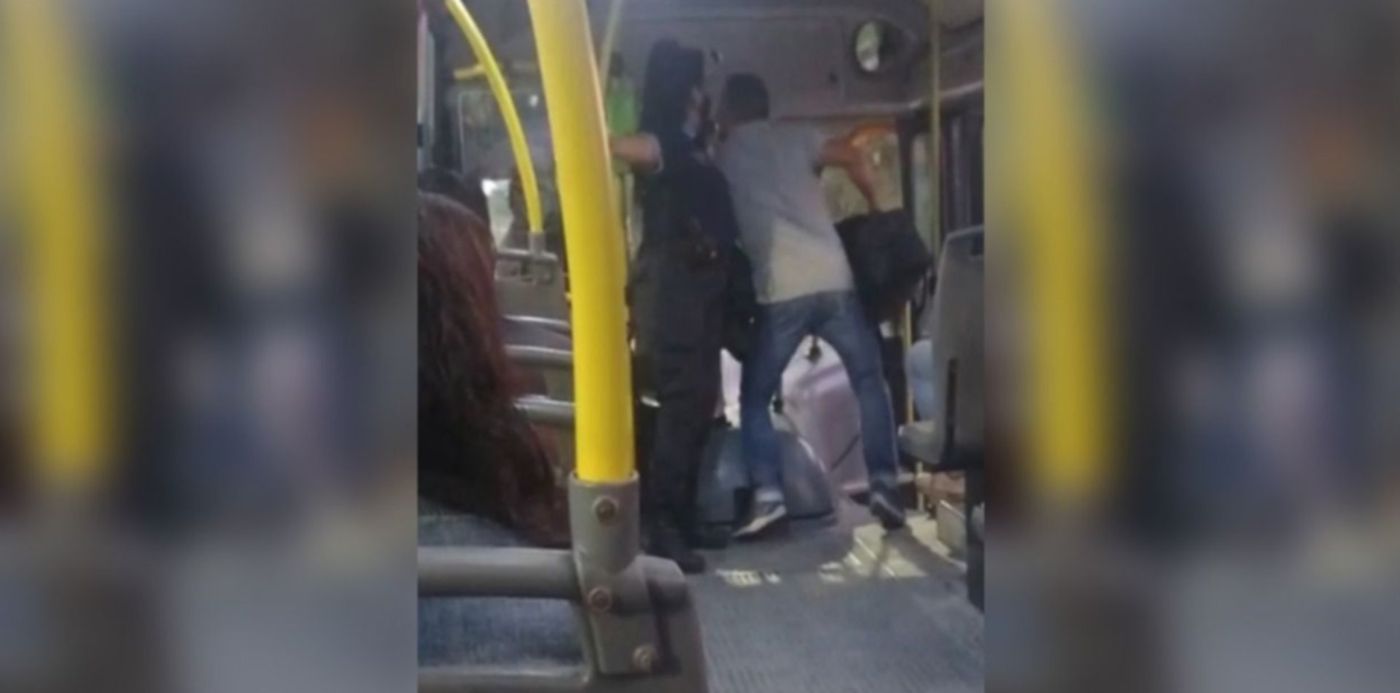 Chofer Este - agresión - violencia