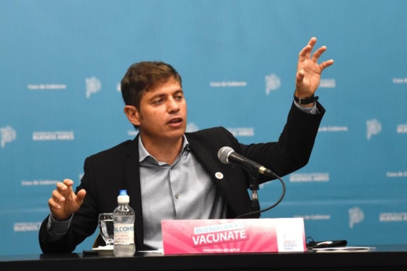 conferencia situación epidemiológica Kicillof
