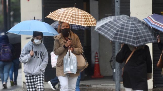 el viernes arranco con -1°c y cierra con lluvias y tormentas en la plata