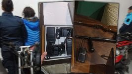 drogas, armas e inhibidores: golpe a una banda acusada de cometer entraderas en la plata
