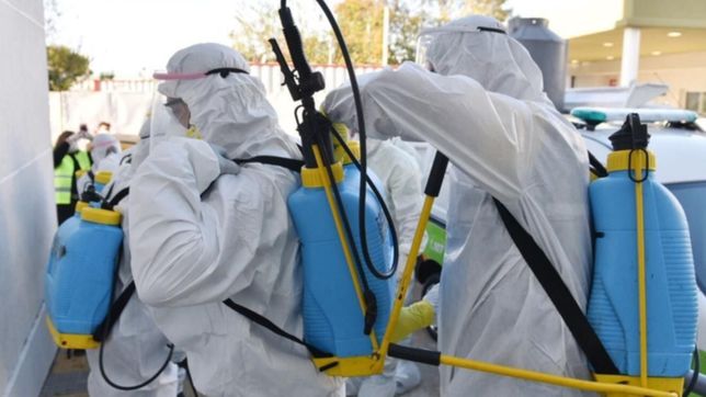 desinfectaron un edificio en el centro de la plata por una pareja con coronavirus