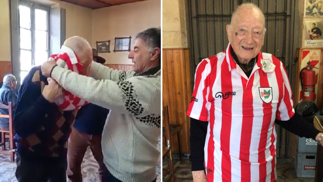 la historia de liche, el hincha del pincha de 97 anos que recibio un regalo especial en un doloroso momento