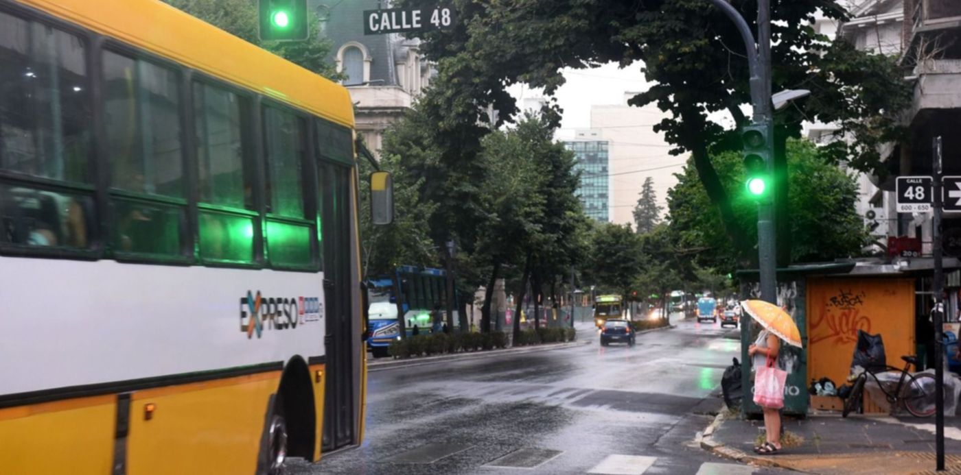 Lluvia en La Plata