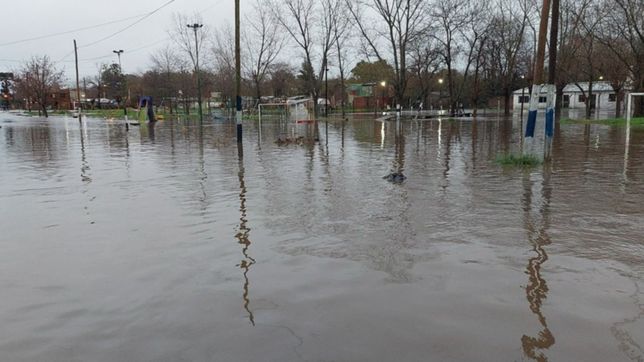 los videos y fotos de las zonas que se inundaron en la plata tras la tormenta