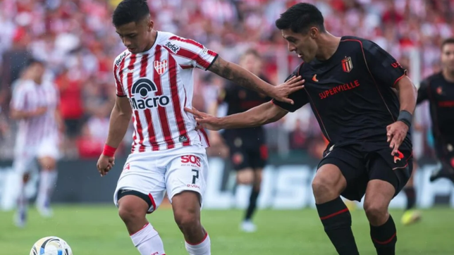 santiago nunez llego a los 100 partidos, fue capitan y se emociono hablando de estudiantes