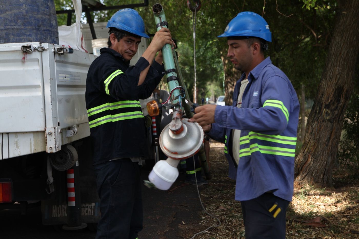 La Municipalidad de La Plata moderniza el alumbrado en puntos clave.