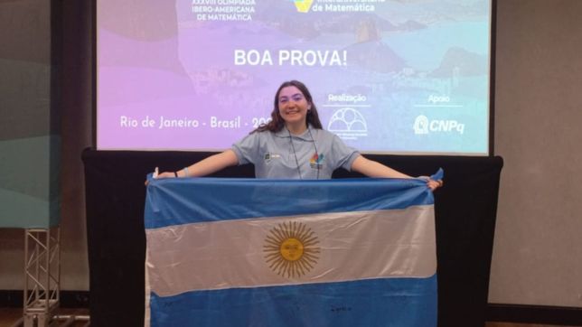 una platense representara a la argentina en las olimpiadas iberoamericanas de matematica