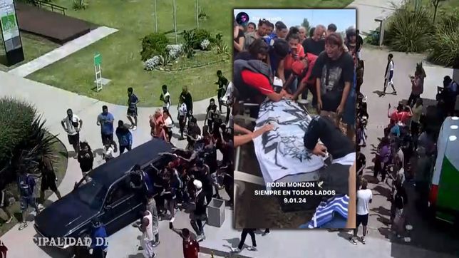 el video de la conmovedora despedida del feretro de rudo, el rapero muerto en ensenada