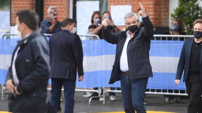 alberto fernandez: ?a la noche escucharemos lo que el pueblo ha dicho?