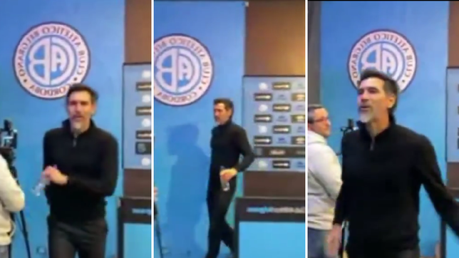 el video de dominguez enojado con el periodismo tras el final de la conferencia