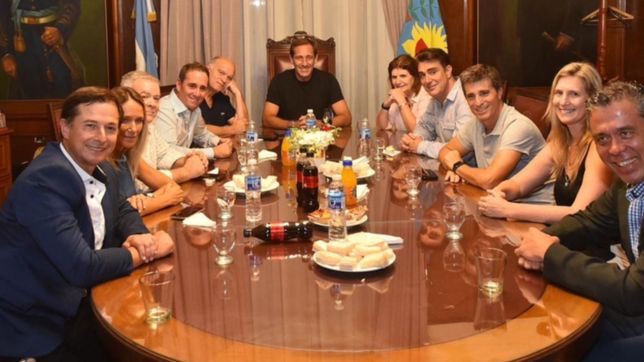 patricia bullrich vino de campana a la plata y visito a garro