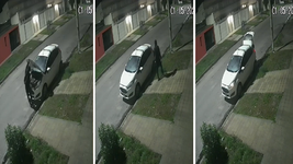 dos delincuentes dieron vueltas por la plata robando autos estacionados