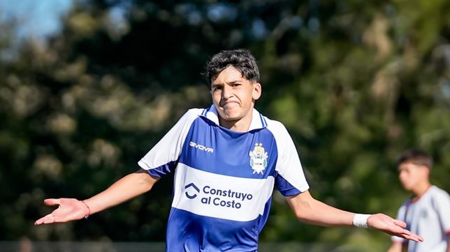 el golazo del hijo de lucas castro para darle la victoria a la novena division de gimnasia