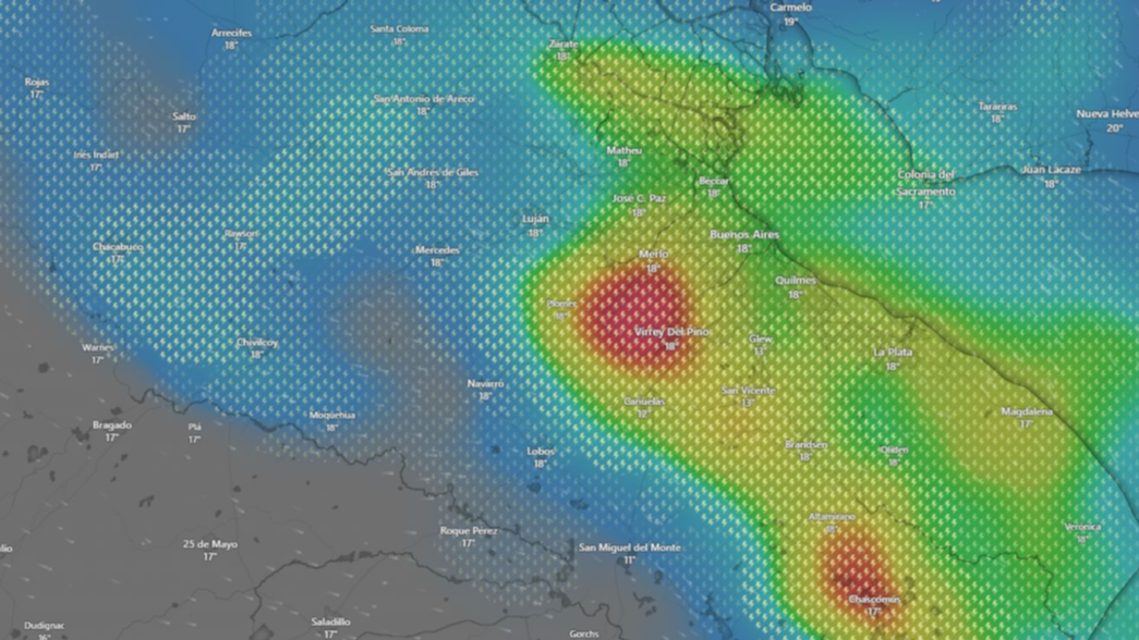 ¿A qué hora llegaría la tormenta anunciada para este martes en La Plata?