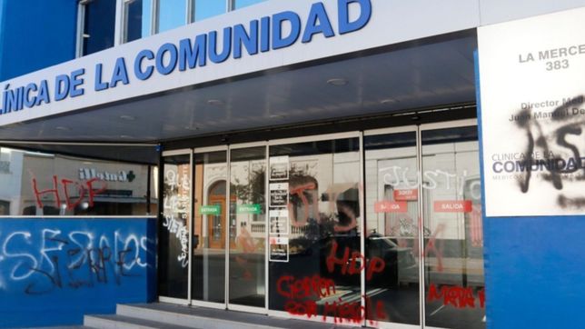 miedo entre los trabajadores: luego de la furia vecinal cierra la clinica de ensenada