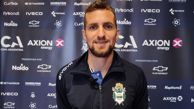 nicolas colazo expreso su sentimiento por gimnasia y su amor por el club