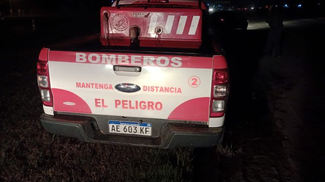 el impactante accidente de transito en ruta 2 y la version de los bomberos de el peligro