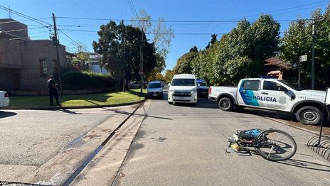 Un ciclista de 75 años murió tras un grave accidente de tránsito