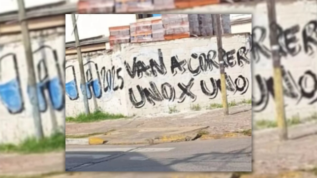 preocupacion por pintadas y amenazas en la interna de la uocra de la plata y la region