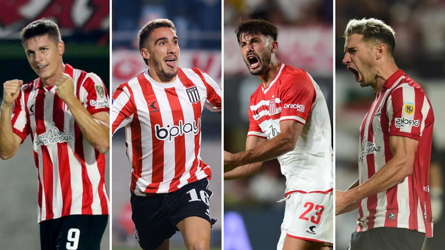 los cuatro candidatos de estudiantes para un lugar: ¿quien sera el delantero en la supercopa internacional?