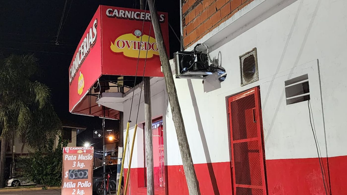 En un lapso de 20 d&iacute;as, la banda delictiva rob&oacute; dos aires acondicionados en una carnicer&iacute;a de La Plata