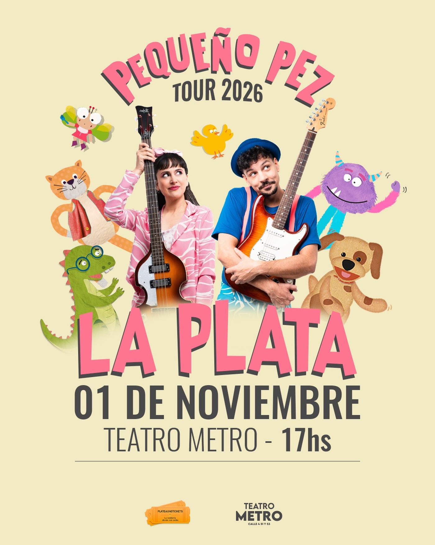 Pequeño Pez presenta en La Plata un espectáculo para toda la familia